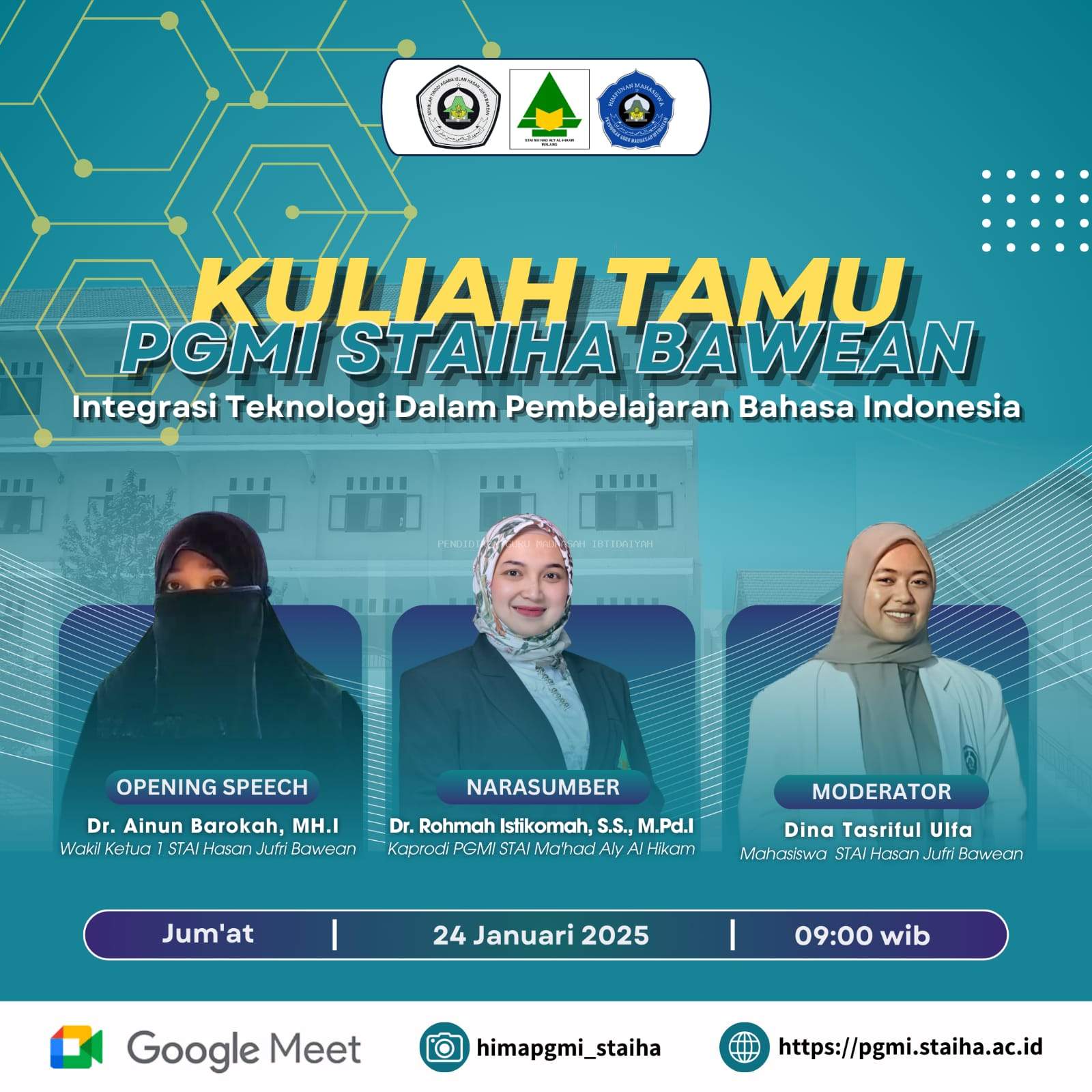 Kaprodi PGMI STAIMA Isi Kuliah Tamu di STAIHA Bawean dengan Tema Integrasi Teknologi dalam Pembelajaran Bahasa Indonesia